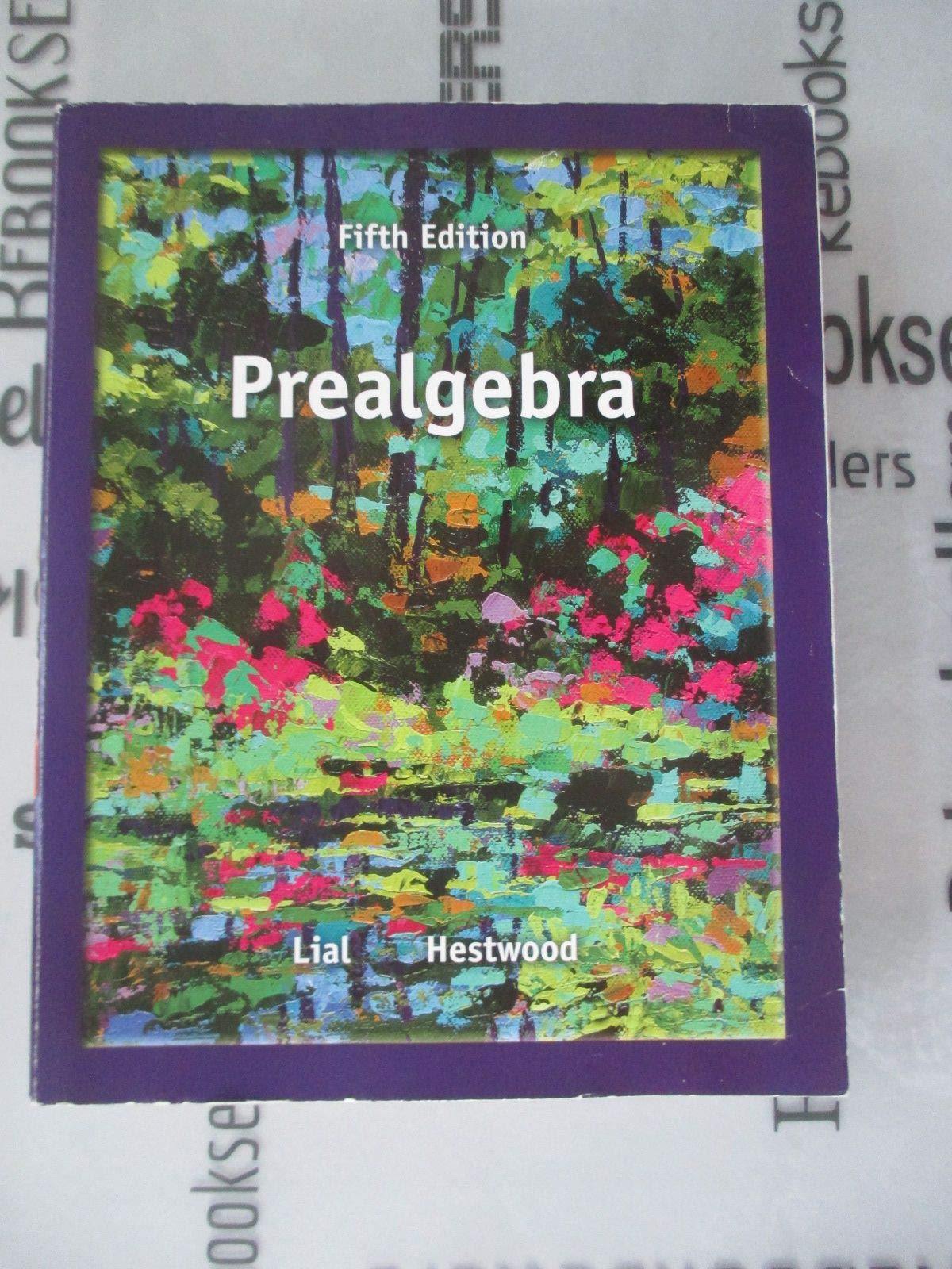 Prealgebra — used book cover