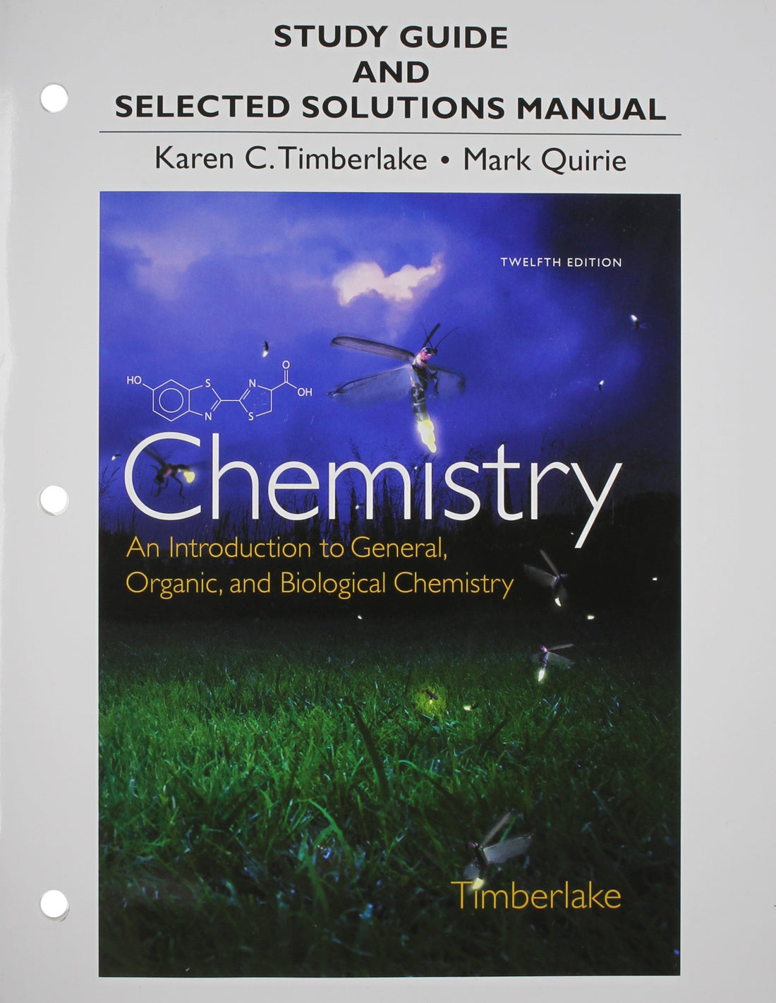 Study Guide and Selected Solutions Manual for Chemistry — used book cover