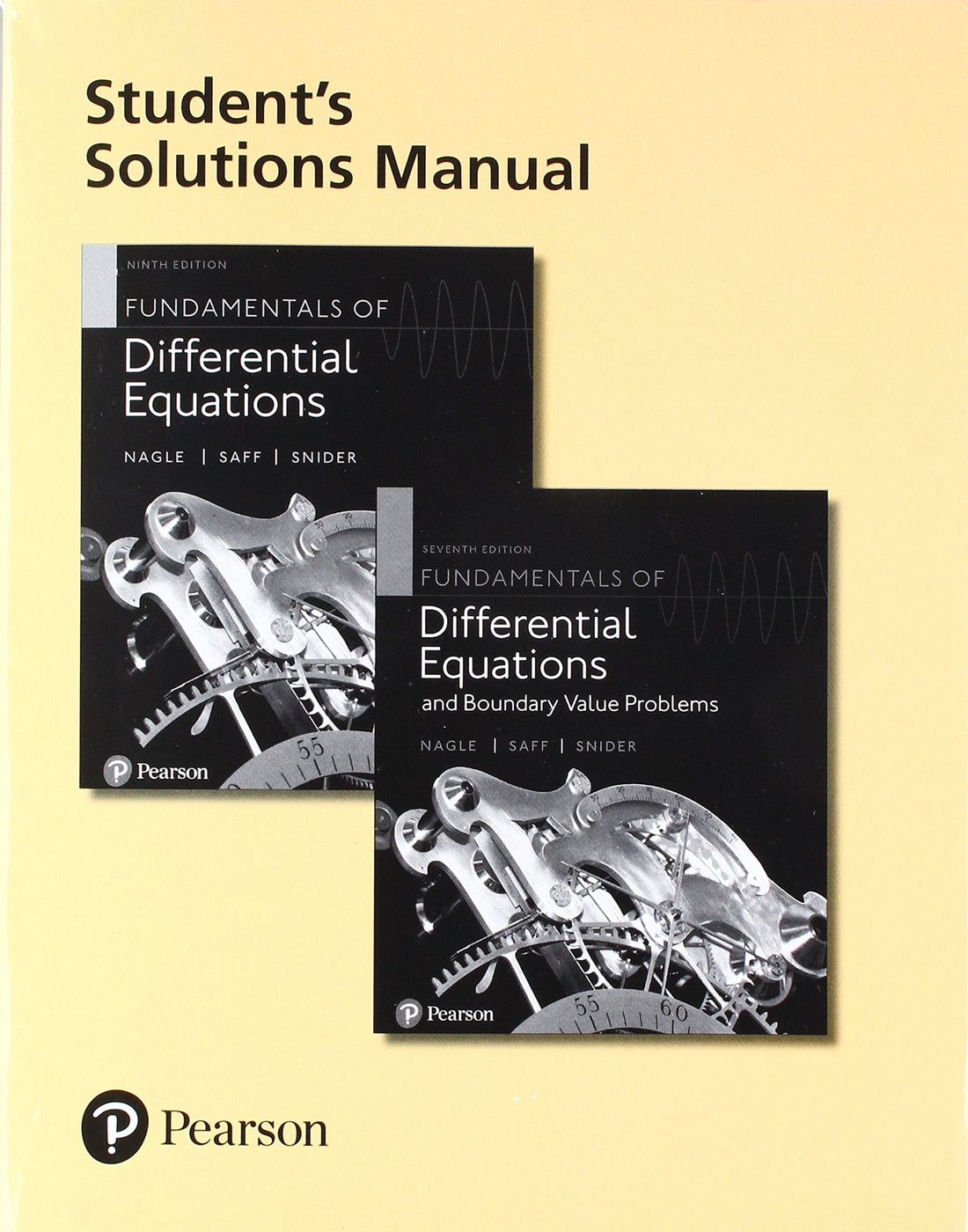 Student Solutions Manual for Fundamentals of Differential Equations and Fundamentals of Differential Equations and Boundary Value Problems — used book cover