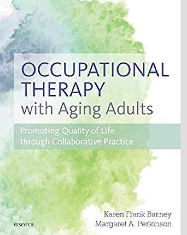 Occupational Therapy with Aging Adults — used book cover