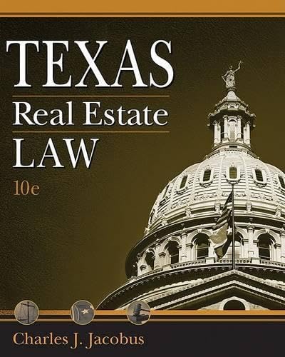 Texas Real Estate Law — used book cover