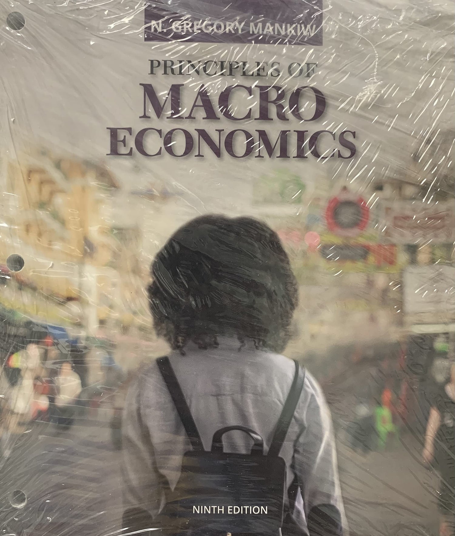 Principles of Macroeconomics 9th Edition — used book cover