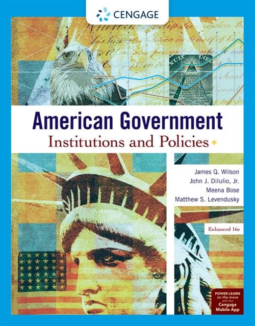 American Government: Institutions and Policies, Enhanced — used book cover
