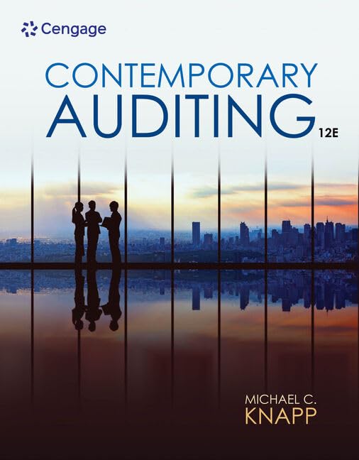 Contemporary Auditing — used book cover