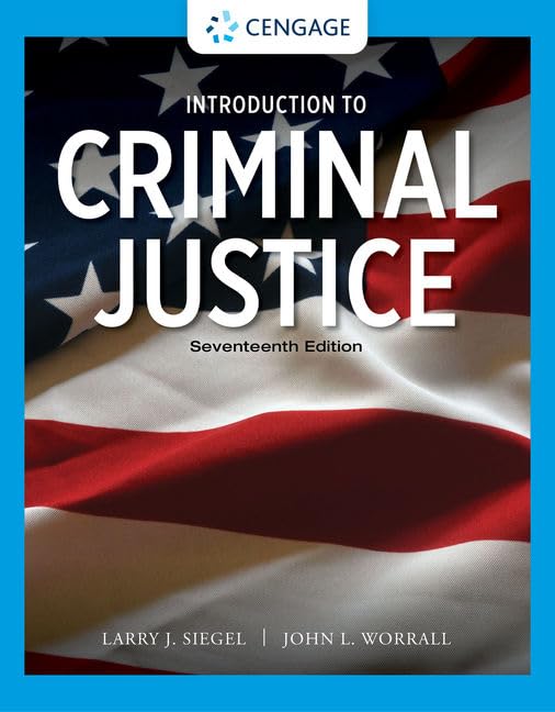 Introduction to Criminal Justice (MindTap Course List)