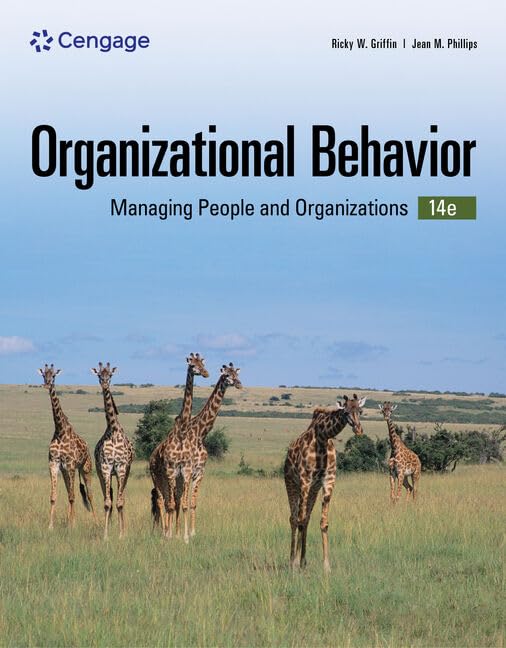 Organizational Behavior: Managing People and Organizations — used book cover