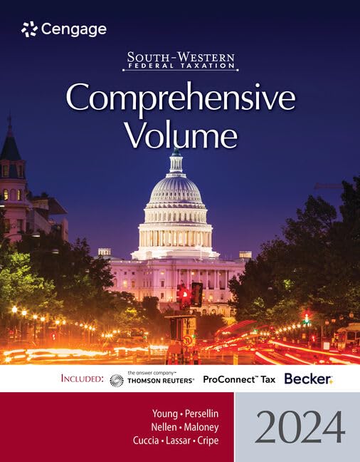 South-Western Federal Taxation 2024 — used book cover