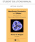 Student Solutions Manual for Non Linear Dynamics and Chaos — used book cover