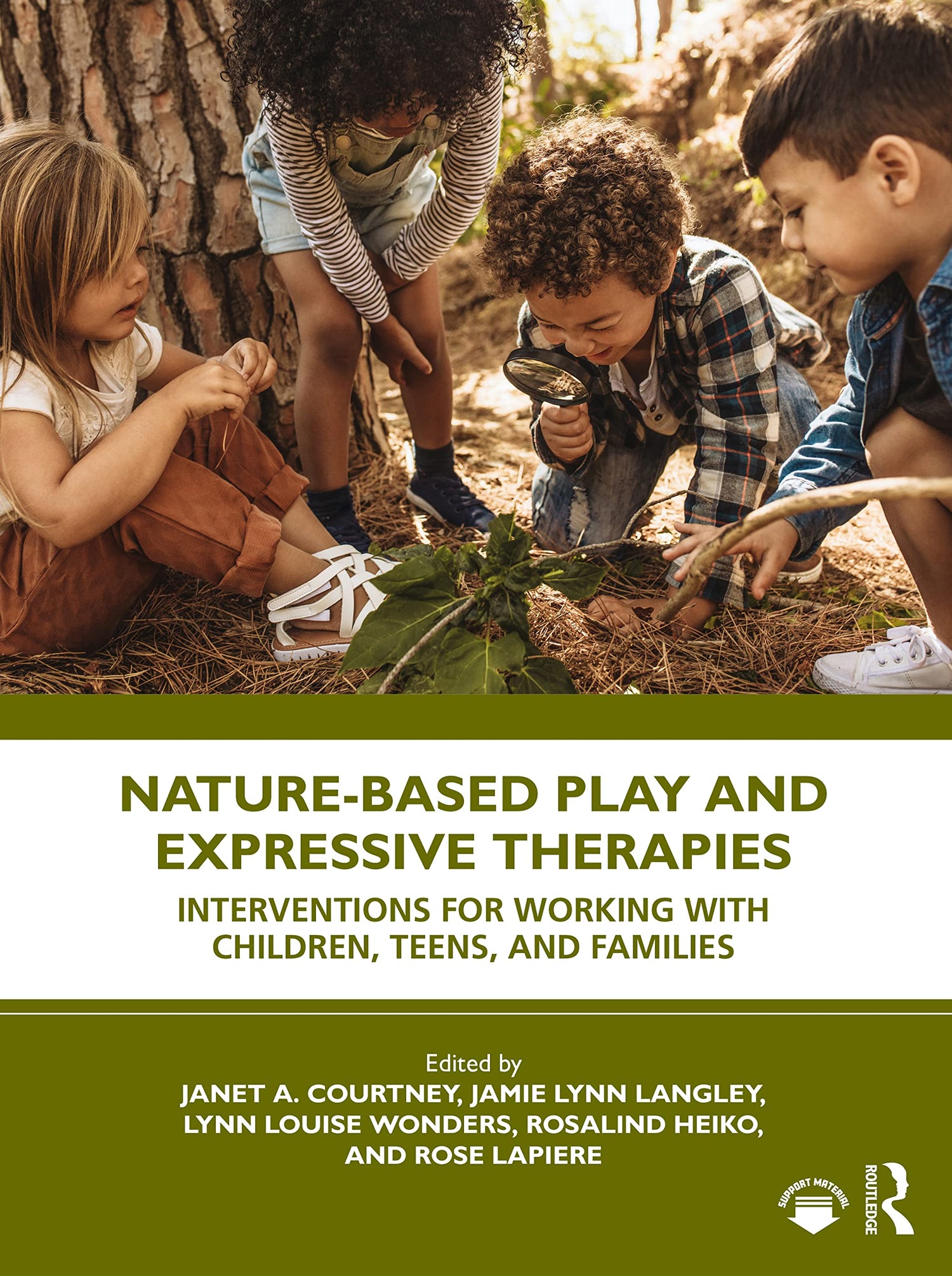Nature-Based Play and Expressive Therapies — used book cover