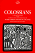 Colossians: A New Translation With Introduction and Commentary — used book cover