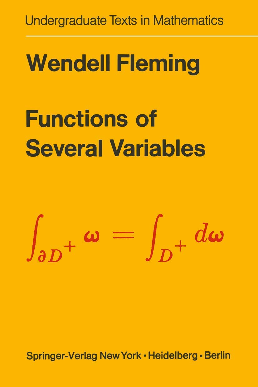 Functions of Several Variables — used book cover