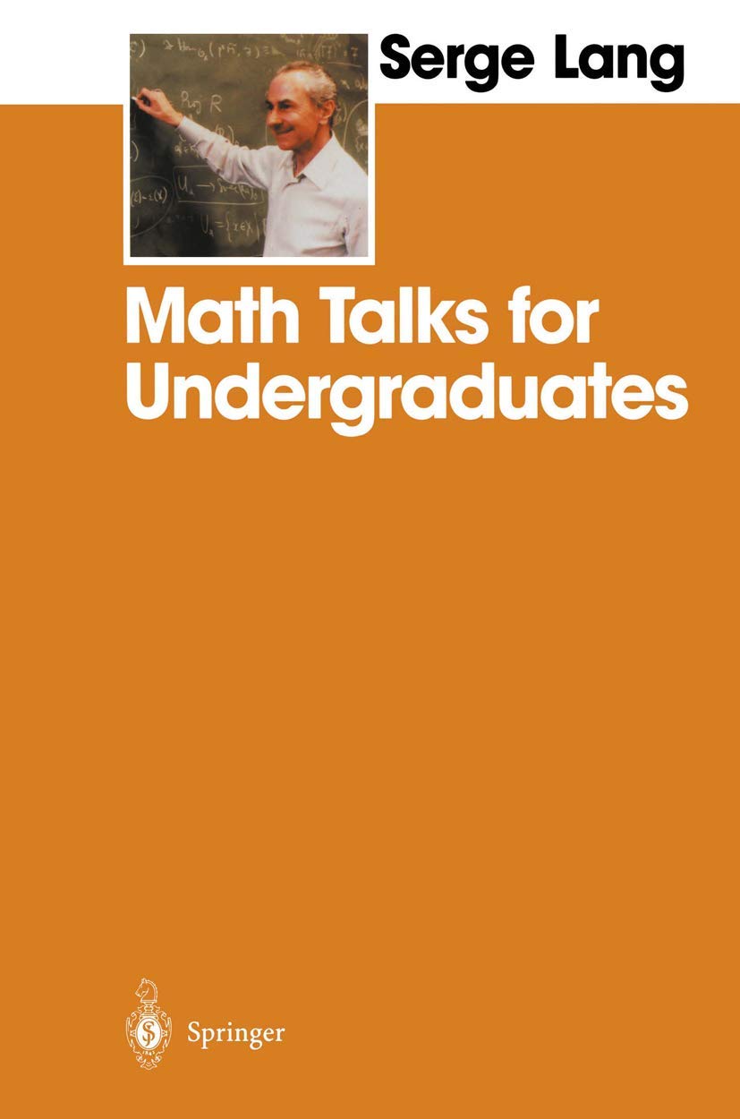 Math Talks for Undergraduates — used book cover