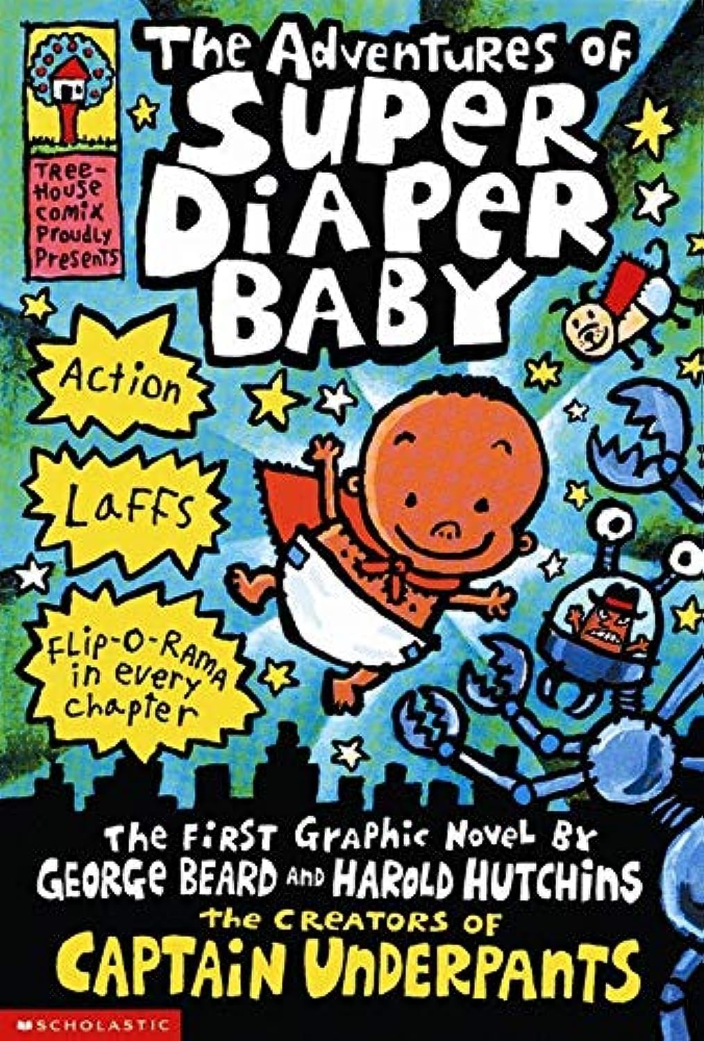 The Adventures of Super Diaper Baby — used book cover