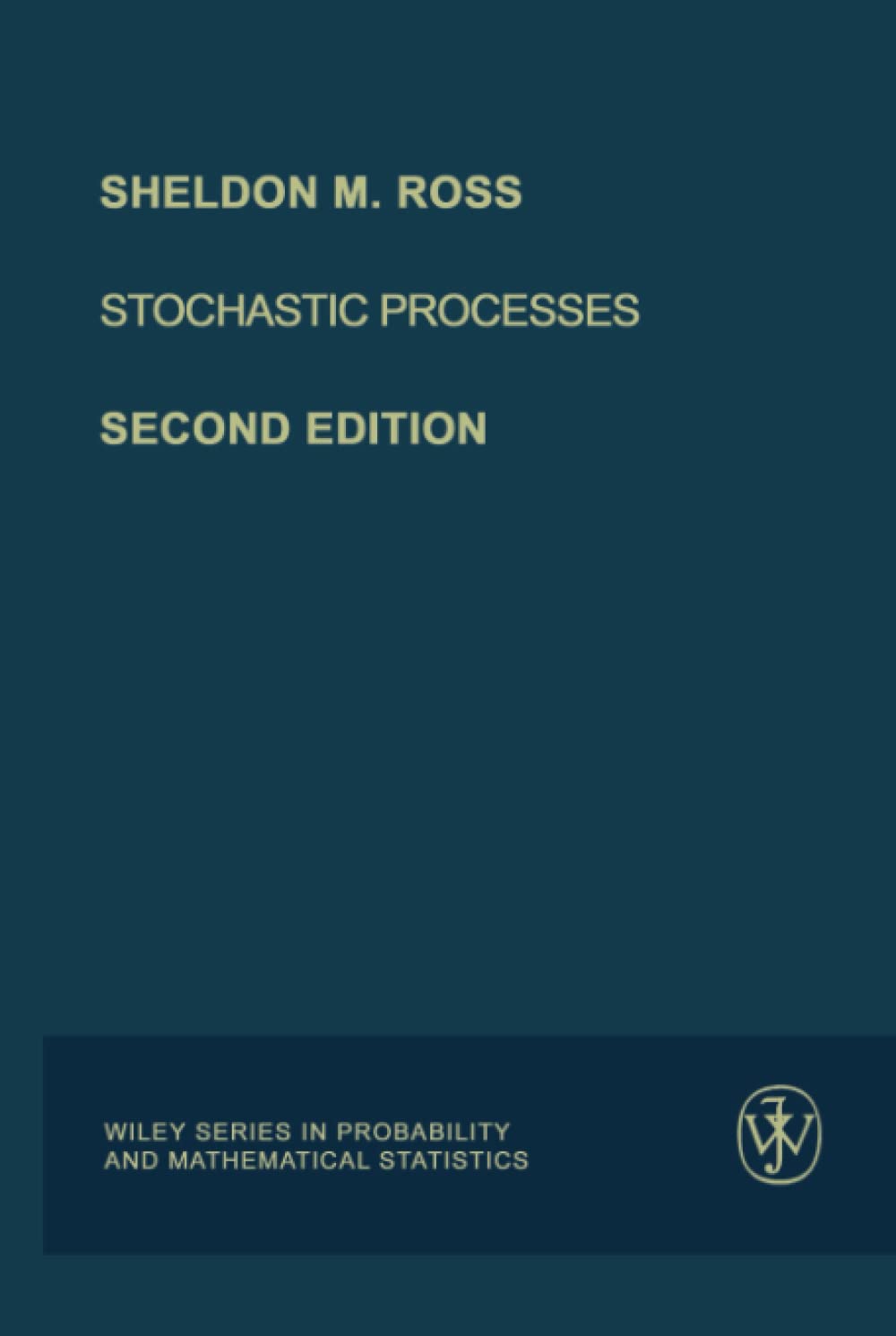 Stochastic Processes — used book cover