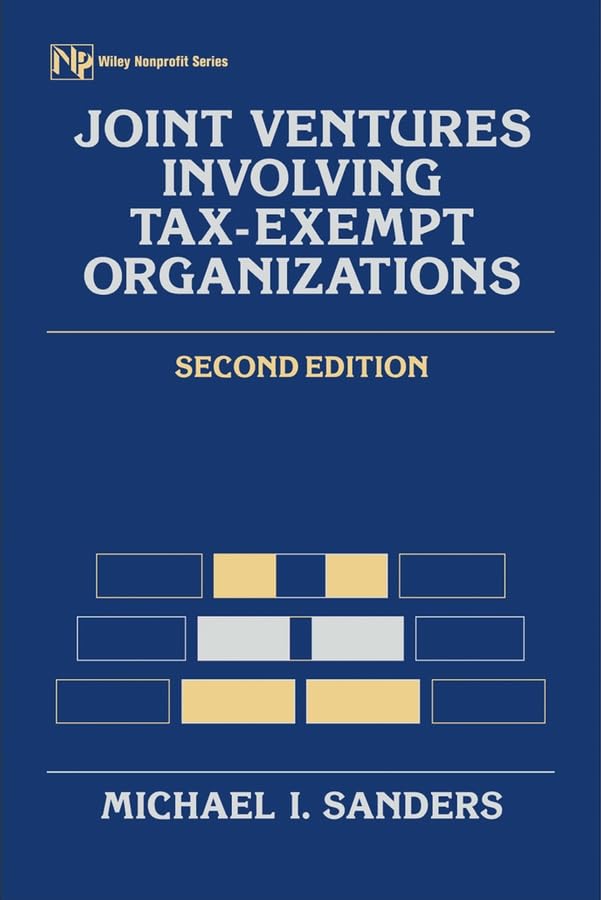 Joint Ventures Involving Tax-Exempt Organizations — used book cover