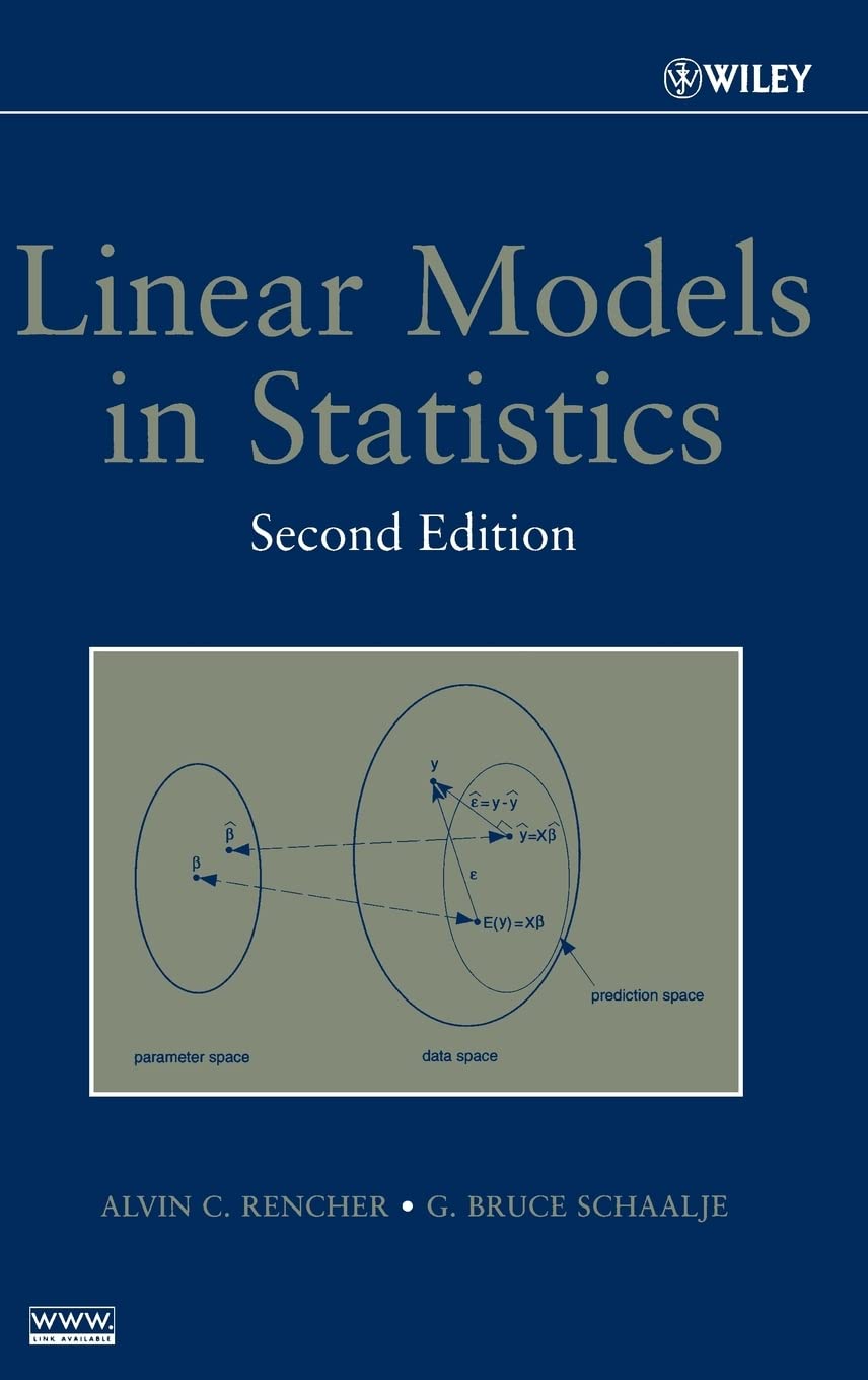 Linear Models in Statistics — used book cover