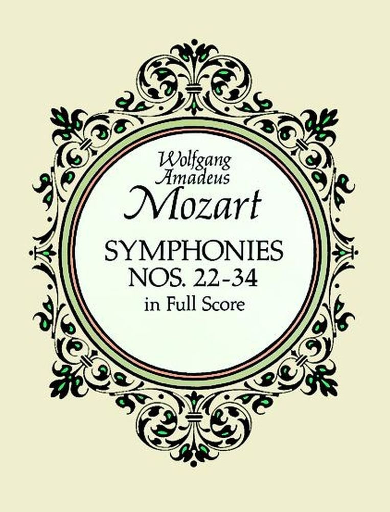 Symphonies Nos. 22-34 in Full Score — used book cover