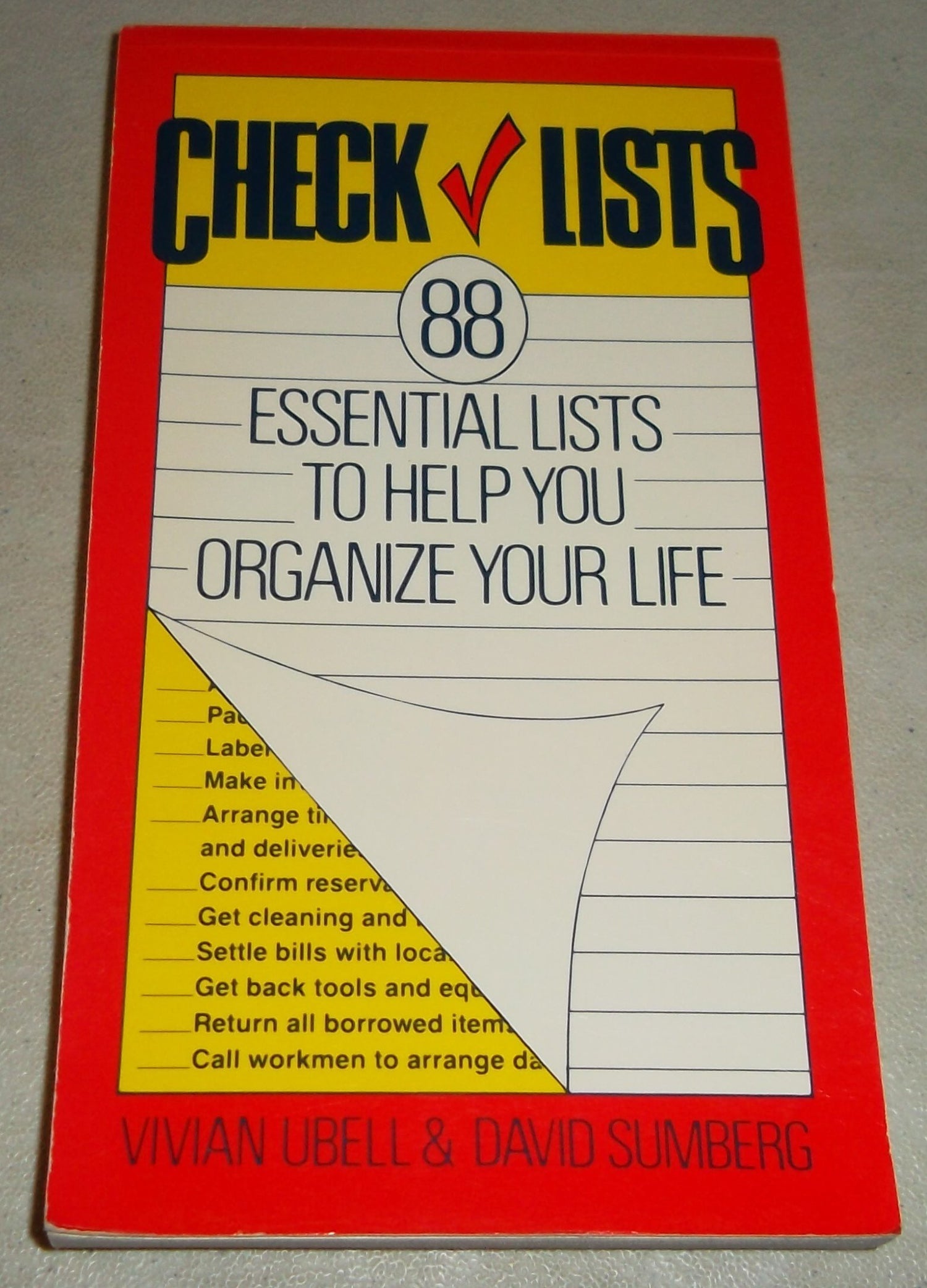 Check lists: 88 essential lists to help you organize your life
