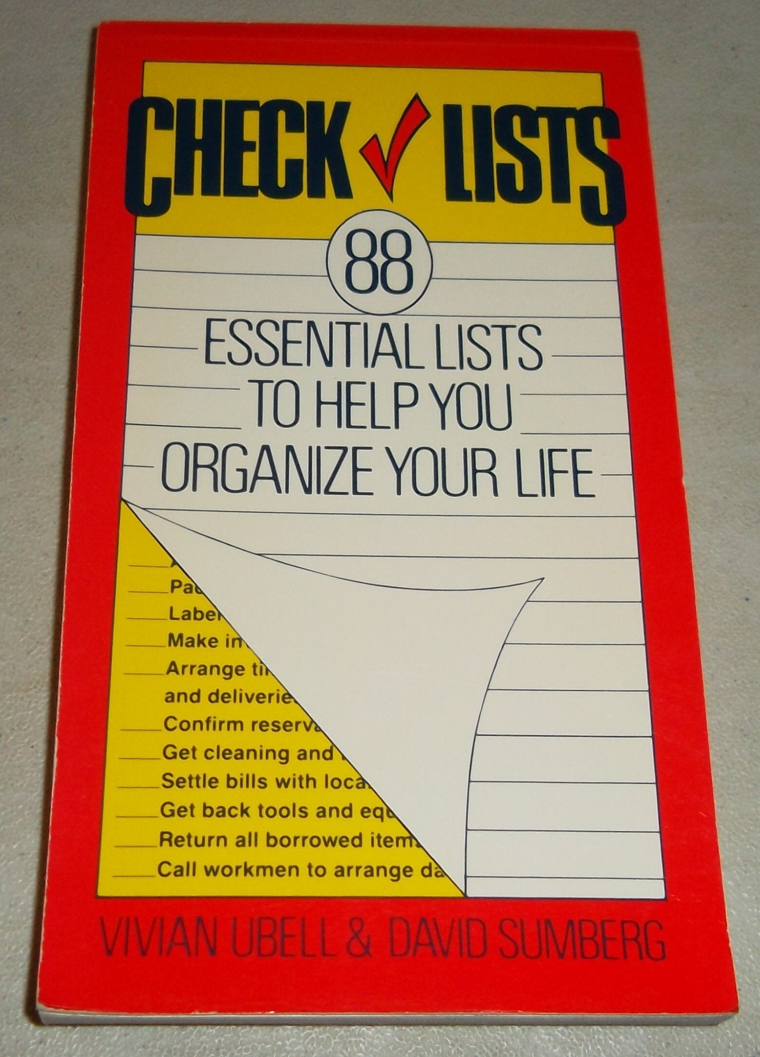 Check lists: 88 essential lists to help you organize your life