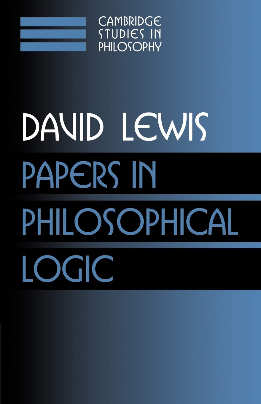 Papers in Philosophical Logic — used book cover