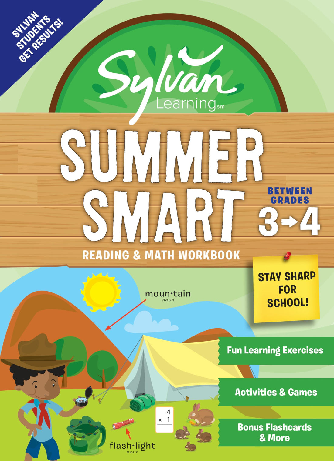 Sylvan Summer Smart Workbook: Between Grades 3 &amp; 4 (Sylvan Summer Smart Workbooks)