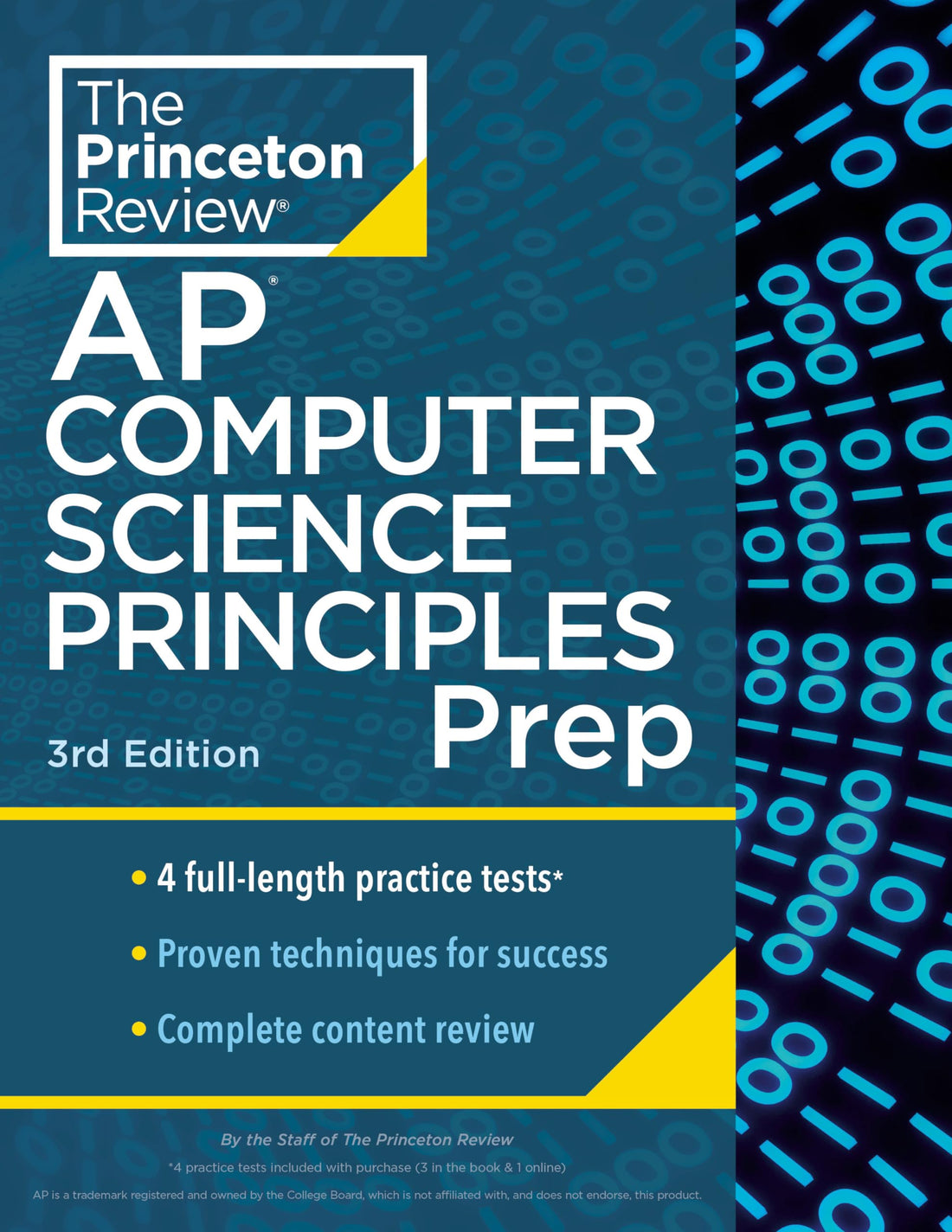 Princeton Review AP Computer Science Principles Prep, 3rd Edition — used book cover