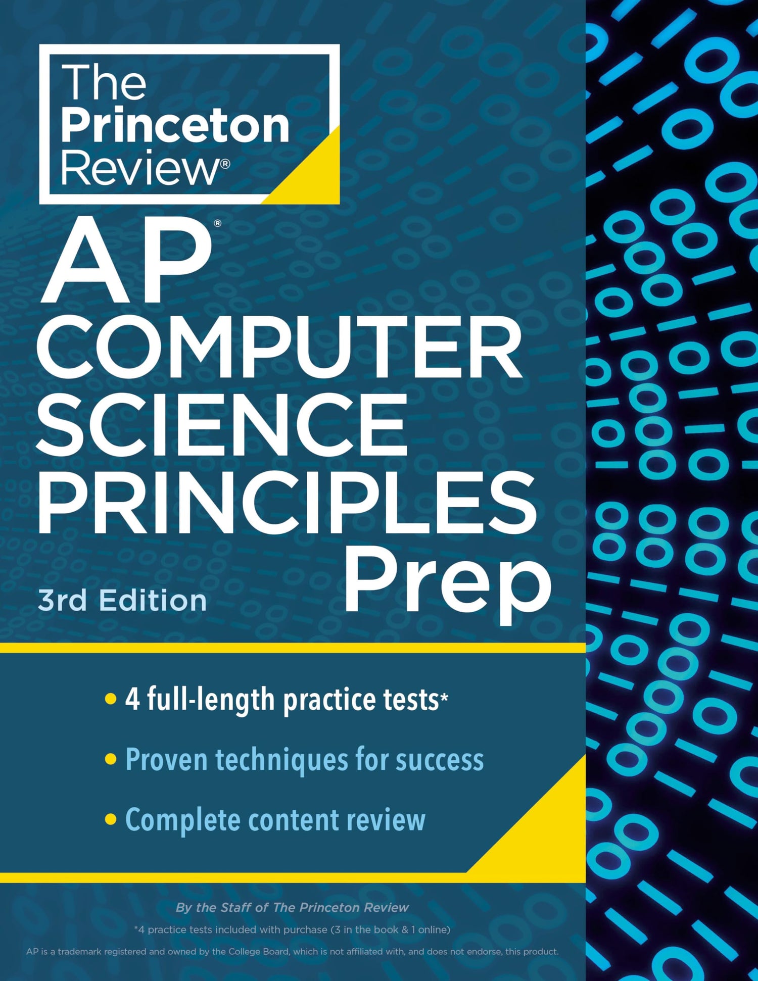 Princeton Review AP Computer Science Principles Prep, 3rd Edition — used book cover
