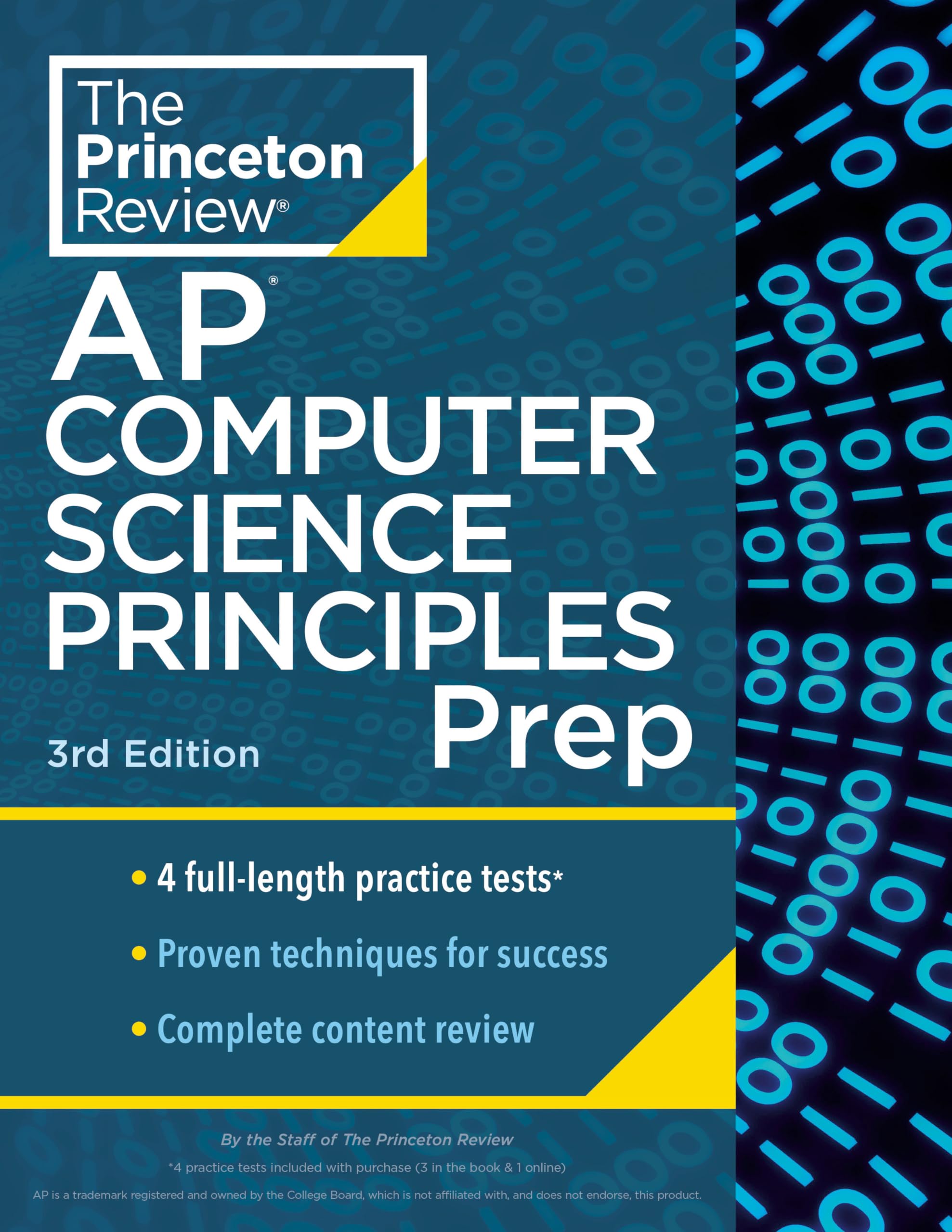 Princeton Review AP Computer Science Principles Prep, 3rd Edition — used book cover