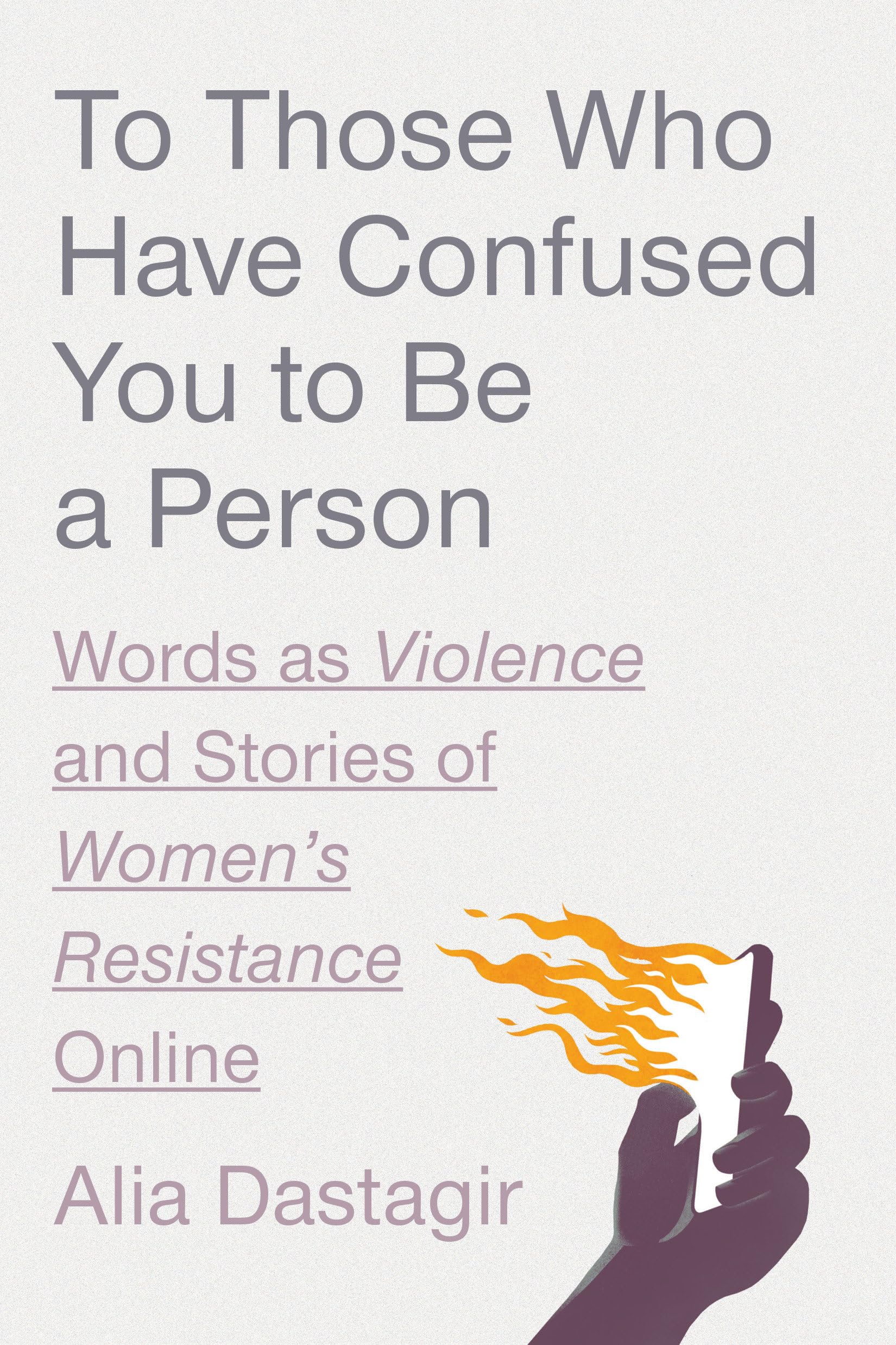 To Those Who Have Confused You to Be a Person — used book cover