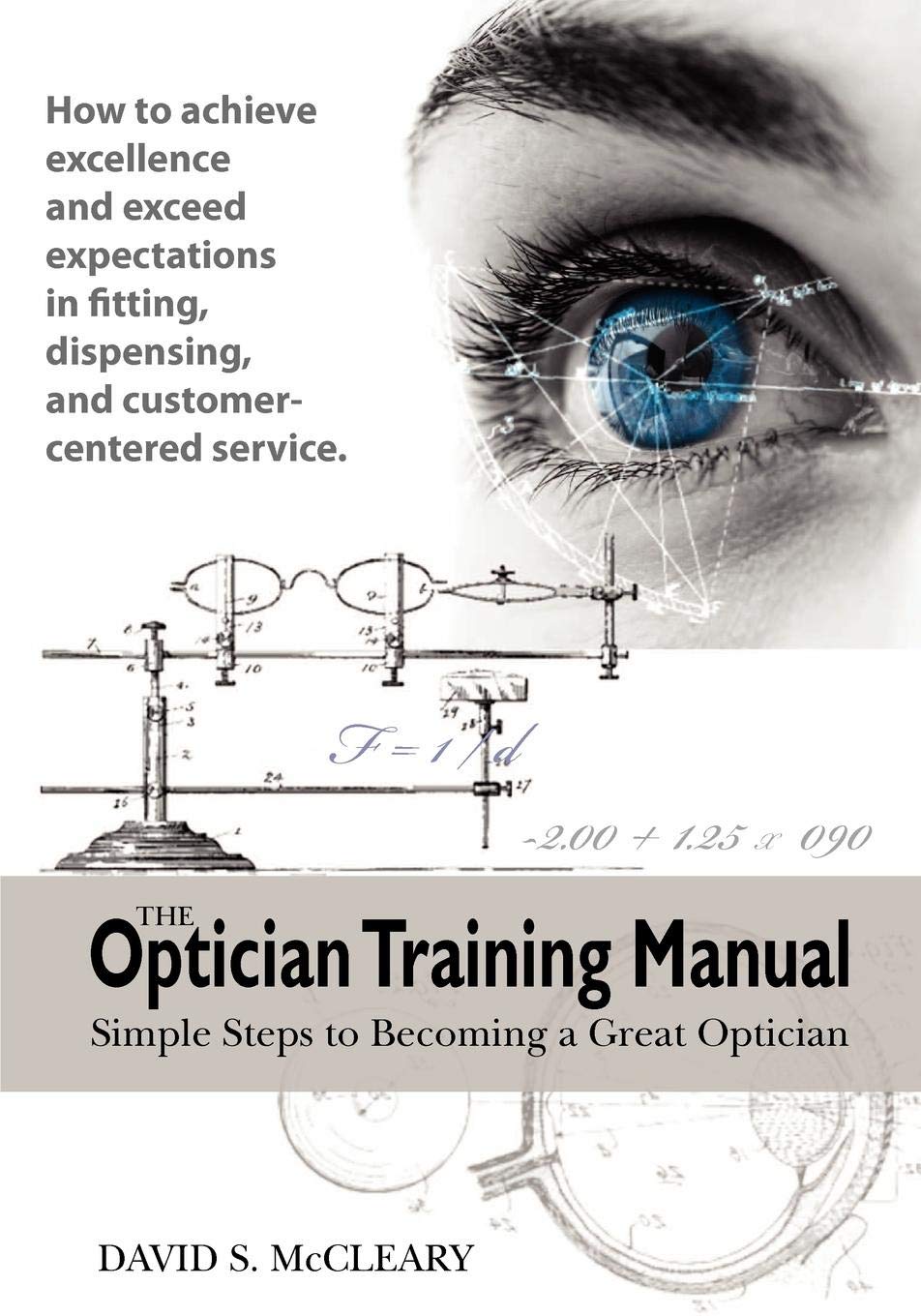 The Optician Training Manual — used book cover