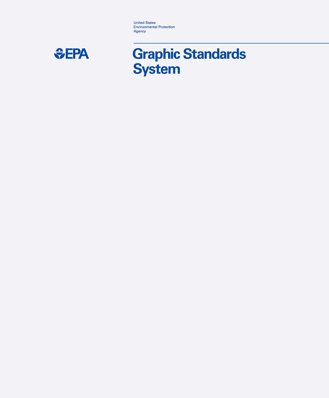United States Environmental Protection Agency Graphic Standards System