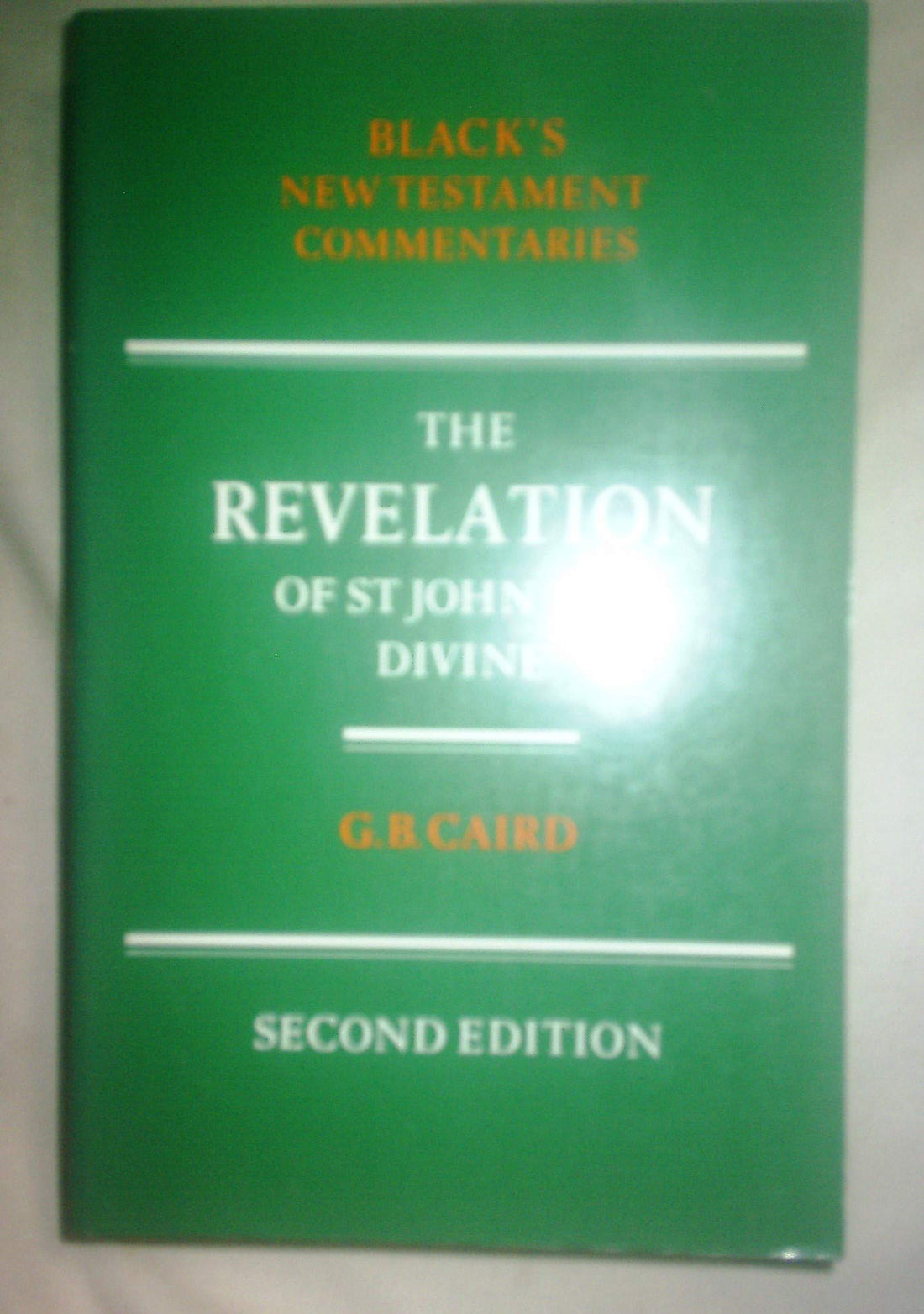 A Commentary on the Revelation of St. John the Divine — used book cover