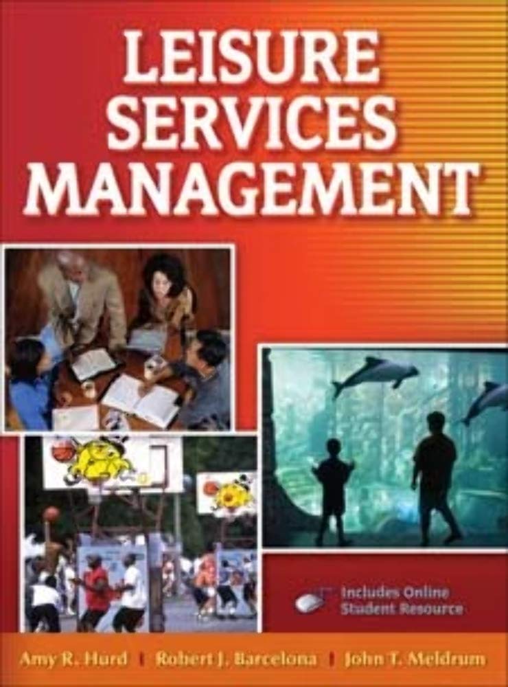 Leisure Services Management — used book cover