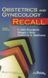 Obstetrics and Gynecology Recall, 3rd Edition — used book cover