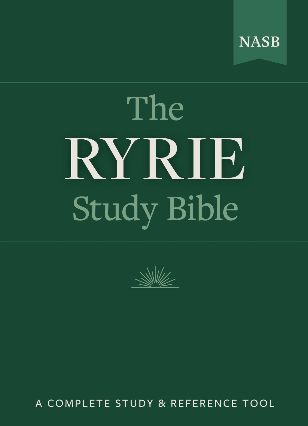 The Ryrie NAS Study Bible Hardcover Red Letter Indexed (New American Standard 1995 Edition)