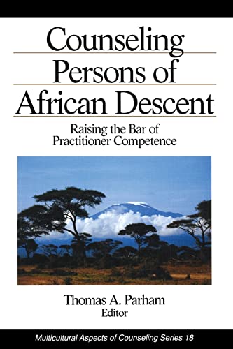 Counseling Persons of African Descent — used book cover