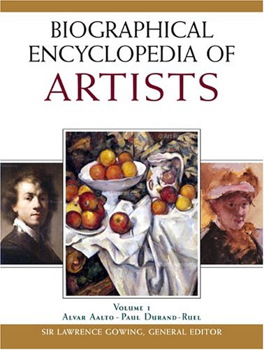 Biographical Encyclopedia of Artists — used book cover