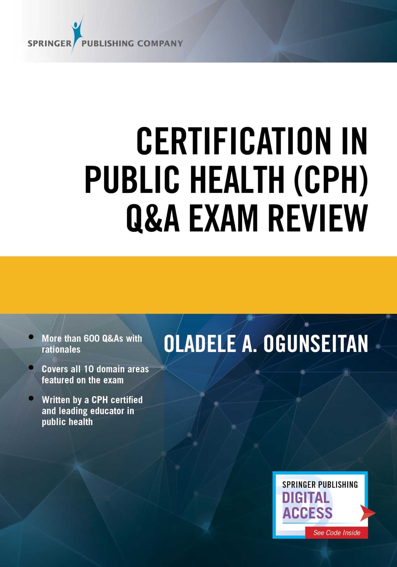 Certification in Public Health (CPH) Q&amp;A Exam Review – Study Resource Book for Students and Practitioners in Healthcare Management and Health Services — used book cover