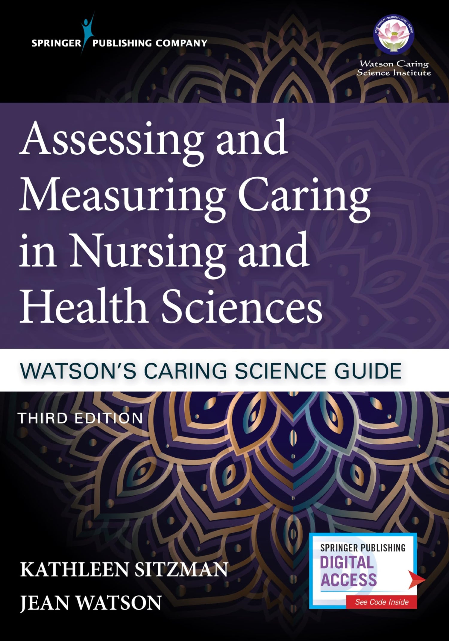 Assessing and Measuring Caring in Nursing and Health Sciences — used book cover