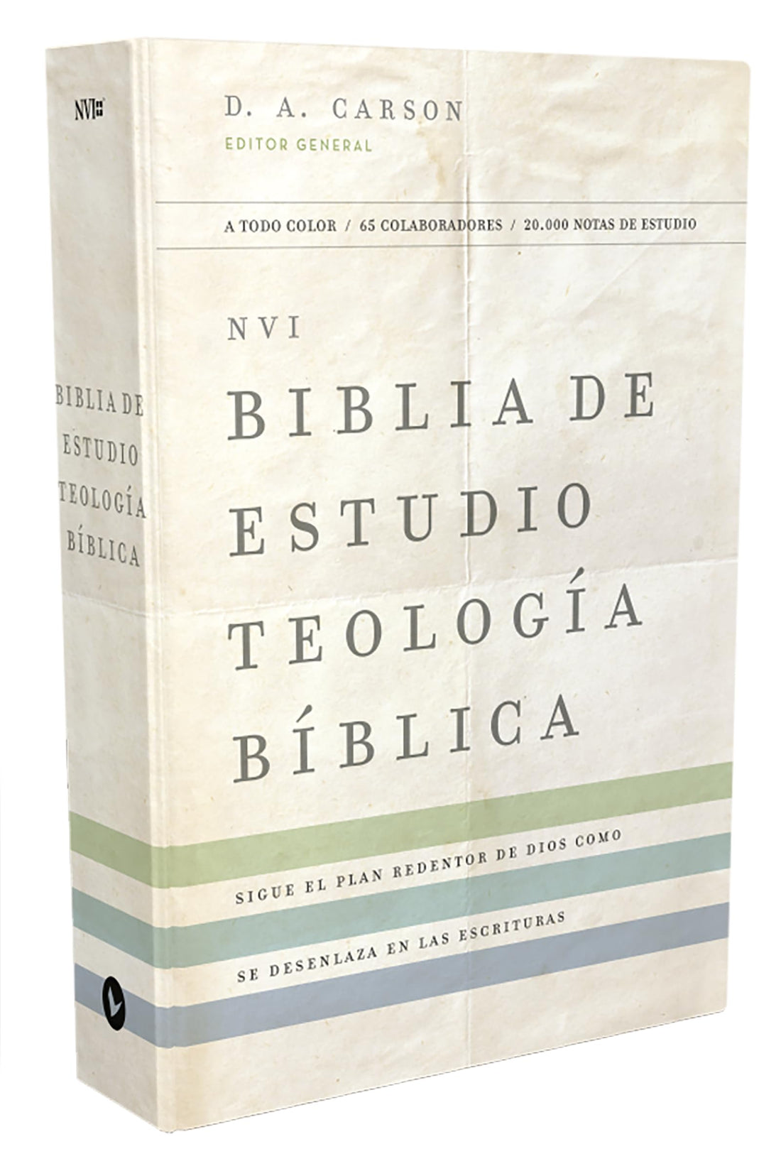 NVI, Biblia de Estudio Teología Bíblica, Interior a cuatro colores, Tapa dura: Sigue el plan redentor de Dios como se desenlaza en las Escrituras (Spanish Edition)