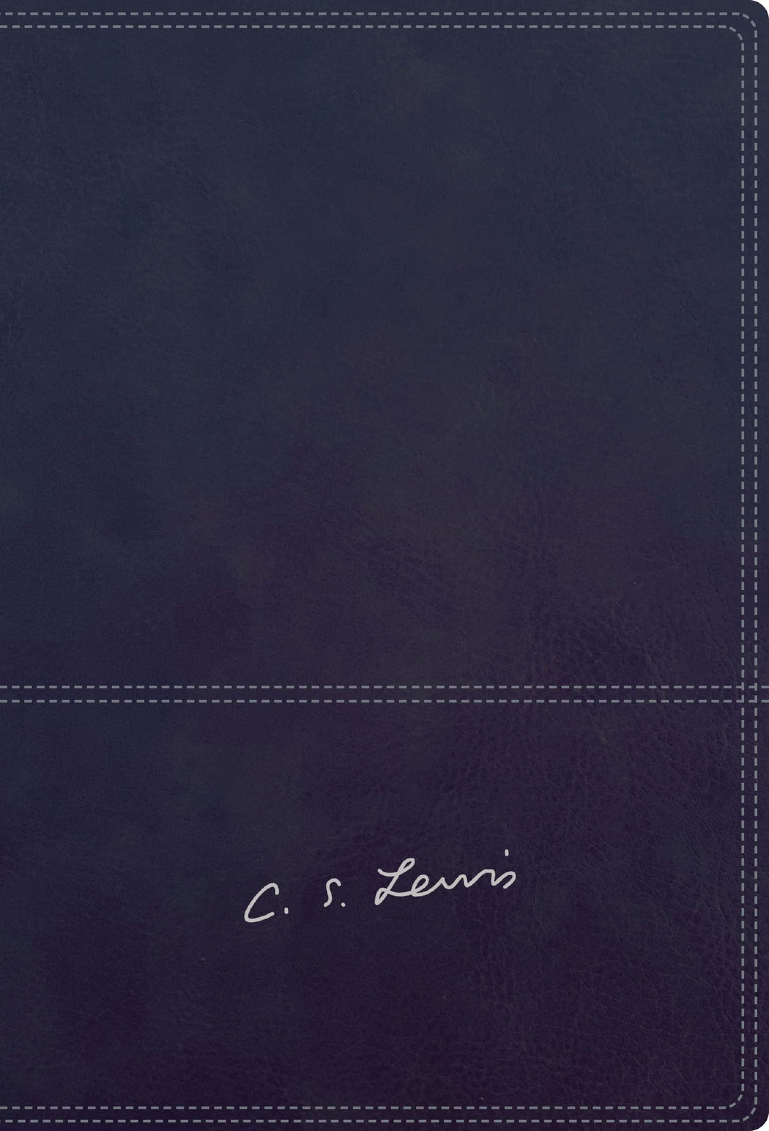 RVR, Biblia Reflexiones de C. S. Lewis, Interior a dos colores, Leathersoft, Azul marino, con Índice, Comfort Print — used book cover
