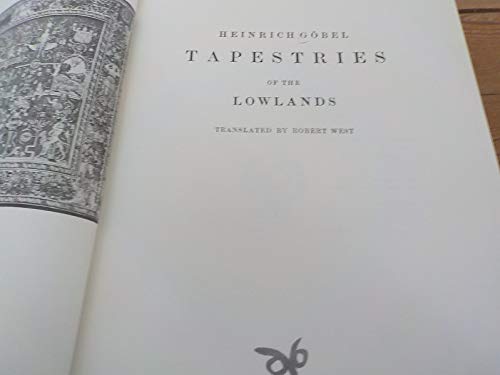 Tapestries of the Lowland — used book cover