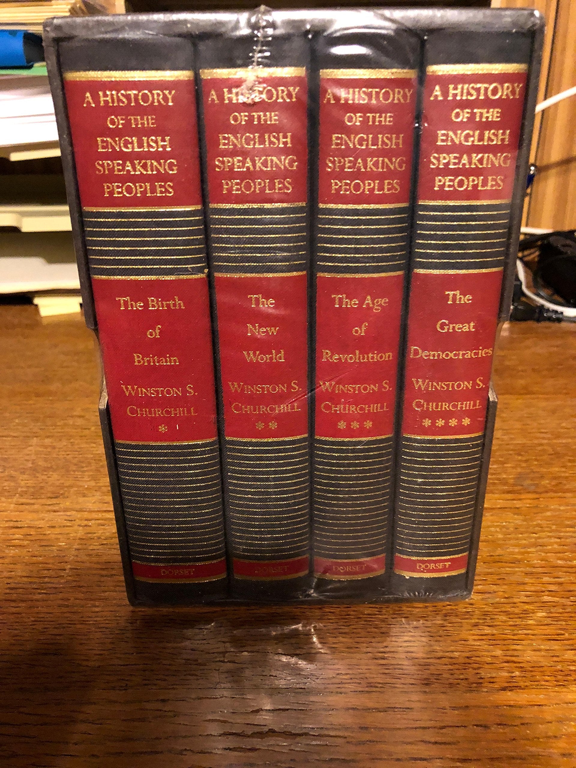 A History of the English-Speaking Peoples (The Birth of Britain / The New World / The Age of Revolution / The Great Democracies)