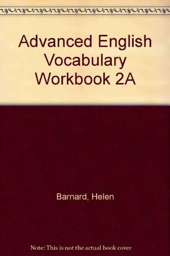 Advanced English Vocabulary Workbook