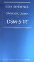 Desk Reference to the Diagnostic Criteria from Dsm-5-tr — used book cover