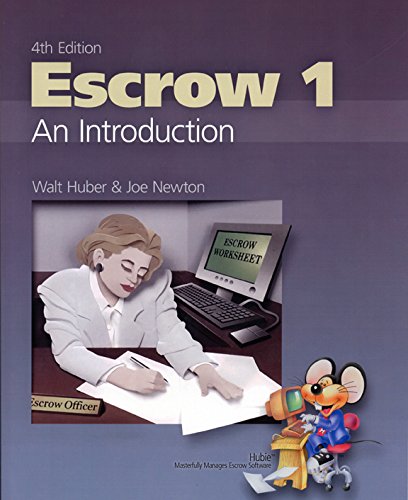 Escrow 1 An Introduction — used book cover