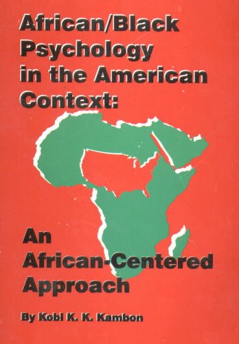 African/Black psychology in the American context — used book cover