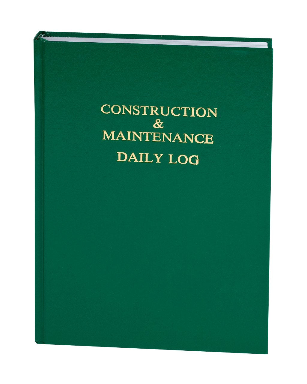 Construction &amp; Maintenance Daily Log — used book cover