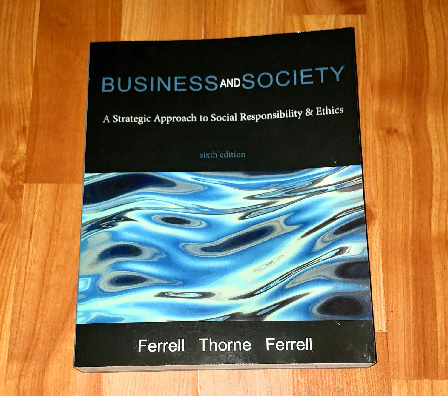 Business and Society — used book cover