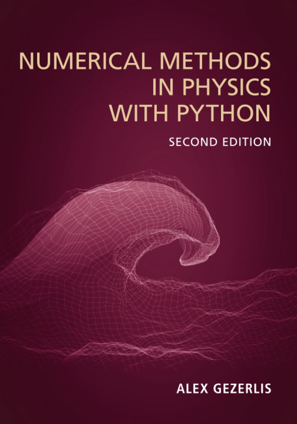 Numerical Methods in Physics with Python — used book cover